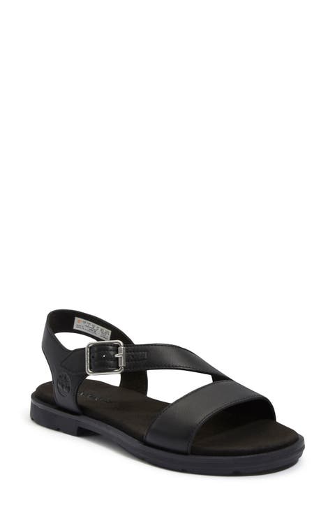 シューズ・サンダルその他 TIMBERLAND Woman Flat sandals Black TB0A2R2TW021 Women's Calista Bay Backstrap Sandal