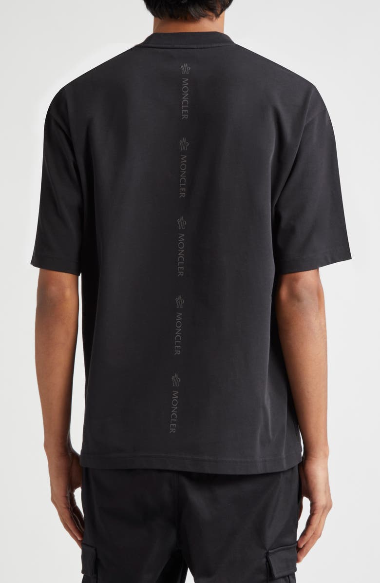 Moncler Logo Patch Cotton T-Shirt, Alternate, color, 