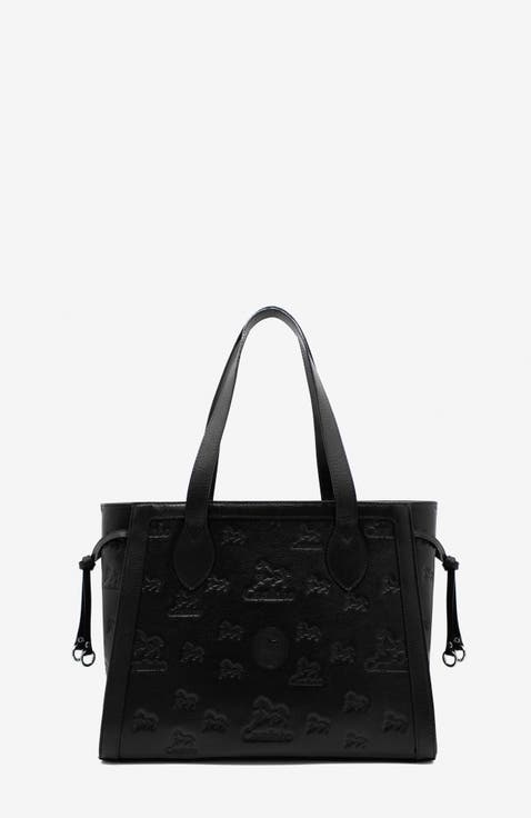 Cavalo Lusitano 410 Embossed Leather Tote Bag