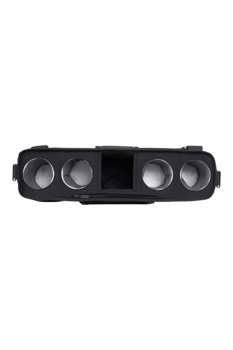 Parent Console with Four Insulated Cup Holders, Alternate, color, JET BLACK