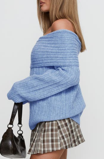 Snowie Off the Shoulder Sweater