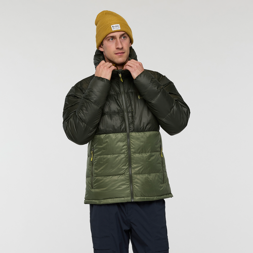 Cotopaxi Fuego Max Down Hooded Jacket - Men's in Woods/fatigue 