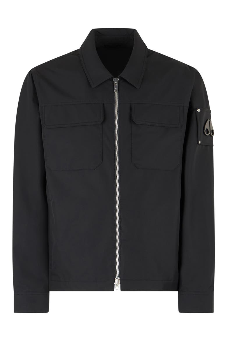 Jacques Water Repellent Shirt Jacket, Alternate, color, BLACK