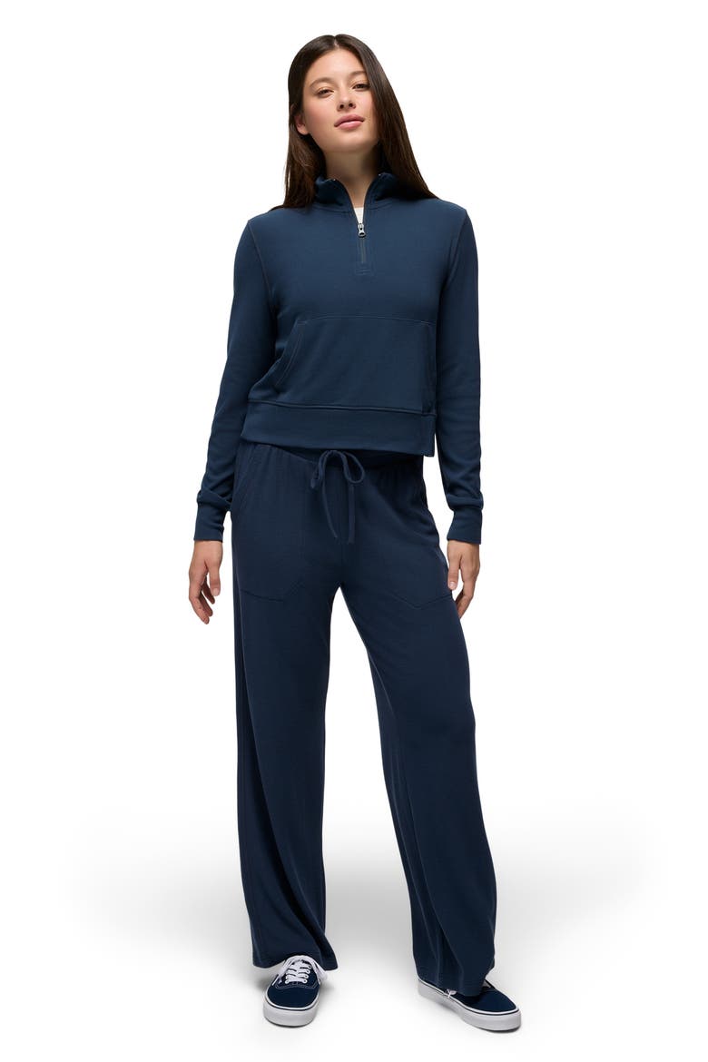 Willow West Wide Leg Drawstring Pants, Alternate, color, STORMY NIGHT