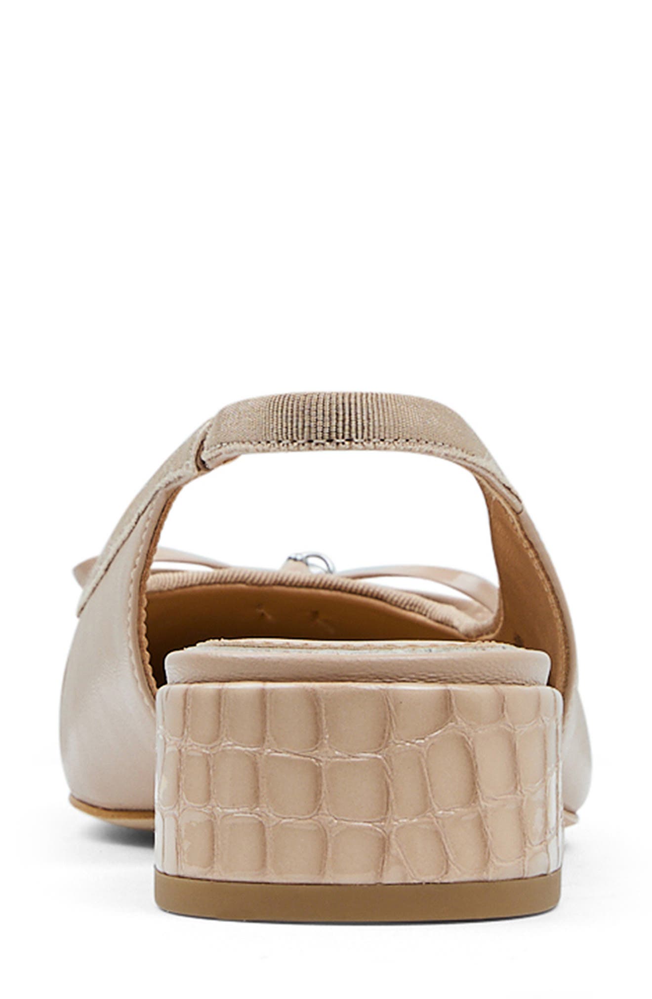 Dara Slingback Square Toe Pump, Alternate, color, SAND