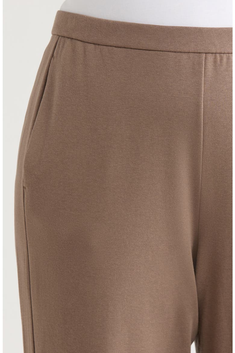 Stretch Organic Cotton Slouch Ankle Pants, Alternate, color, TAN