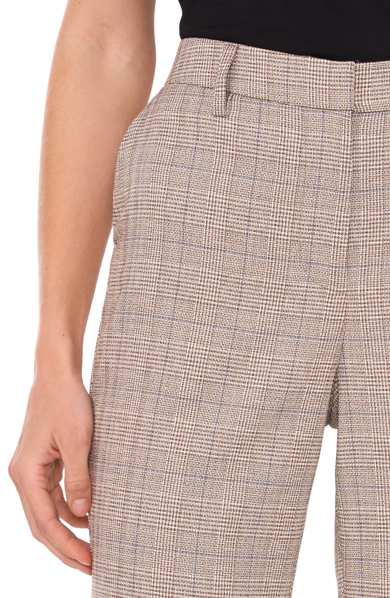 Halogen<sup>®</sup> Plaid Straight Leg Pants, Alternate, color, Warm Ash