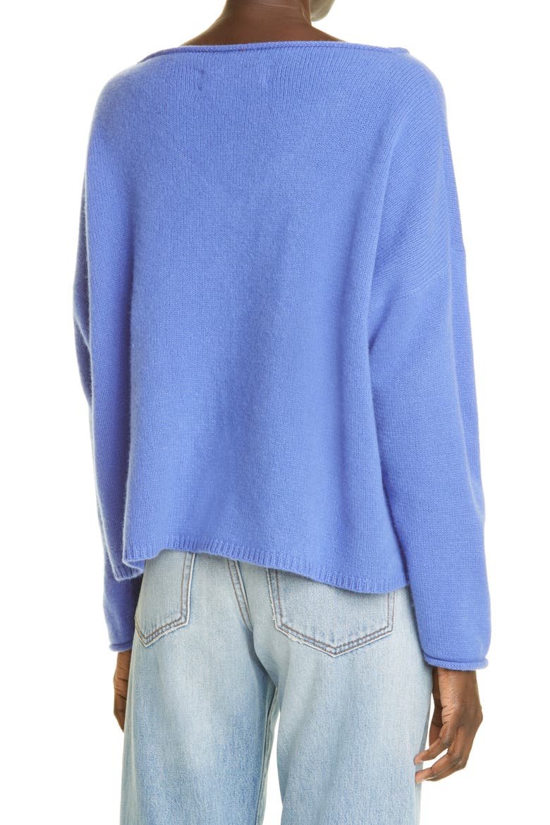 Oversize Cashmere Sweater, Alternate, color, CYCLAMEN