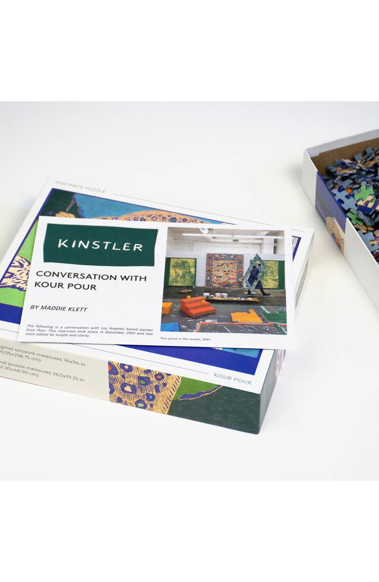 Kinstler Peacock Tiger 1000 Piece Jigsaw Puzzle, Alternate, color, Multicolored