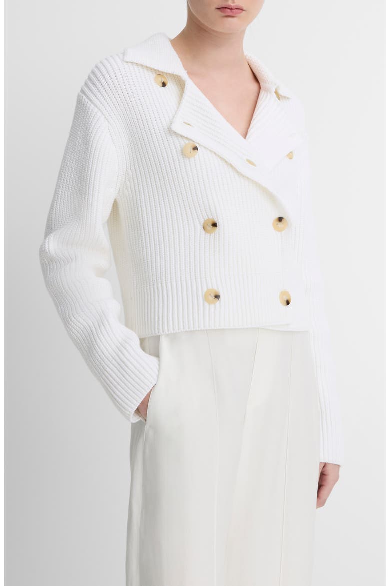 Double Breasted Sweater Jacket, Alternate, color, OPTIC WHITE