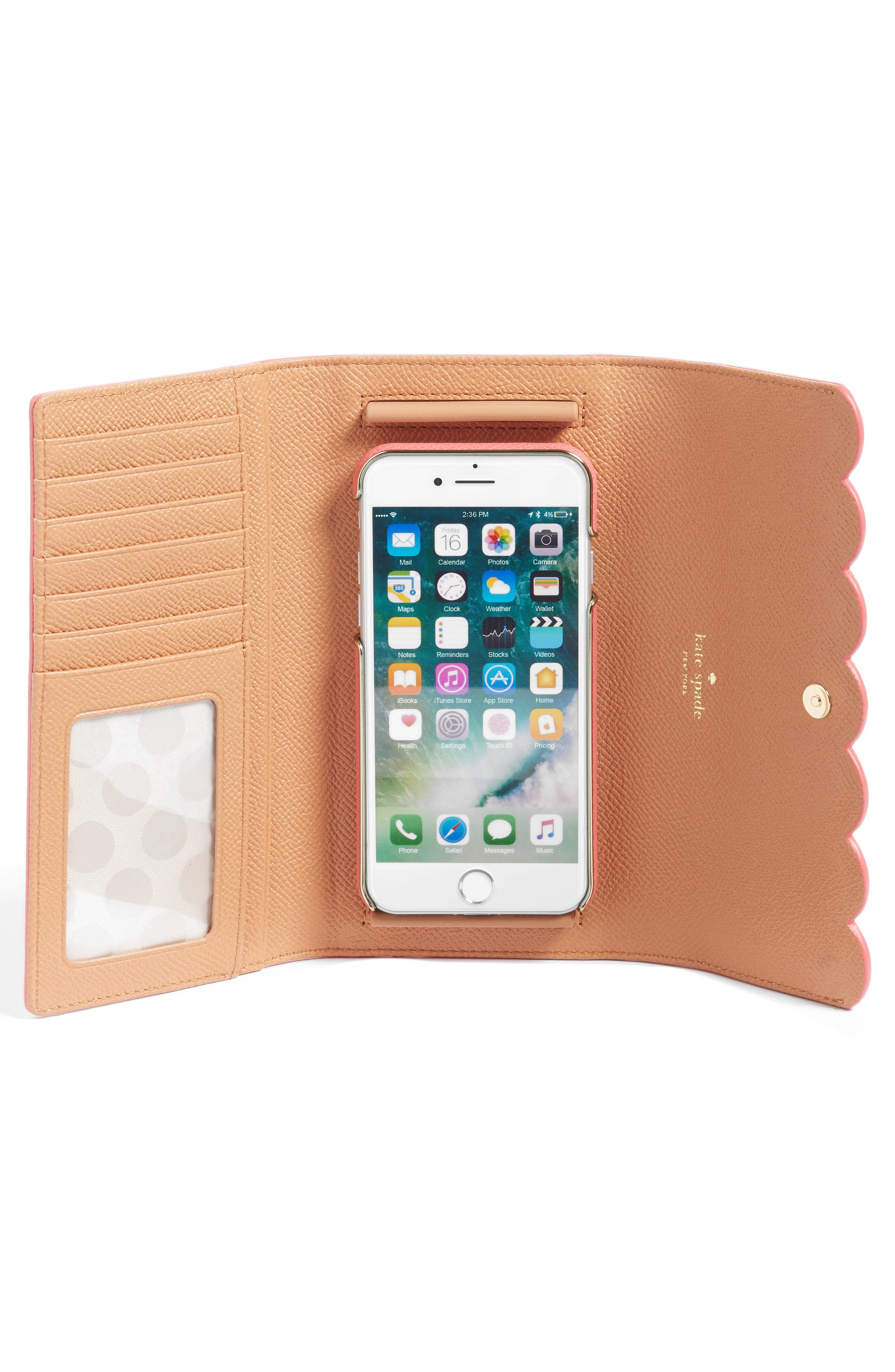 Kate Spade New York morris lane iPhone 7 leather wallet (Women) | Nordstrom