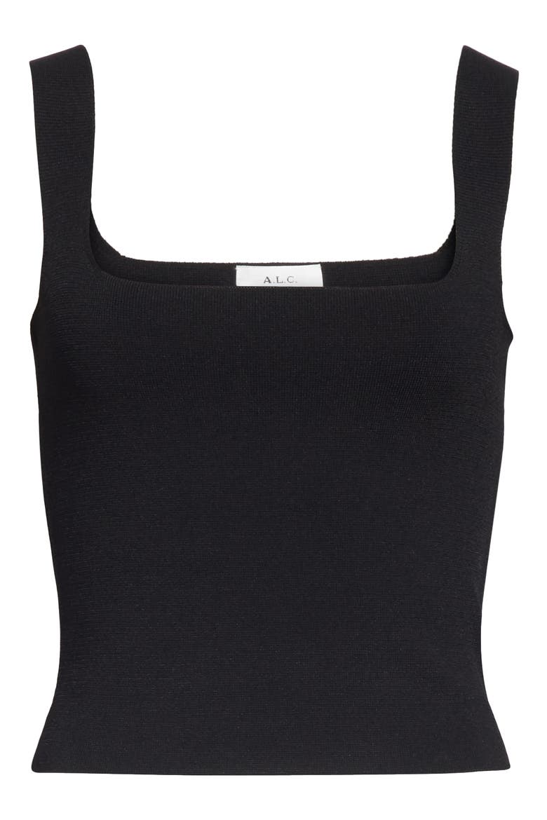 Victoria Sweater Tank, Alternate, color, BLACK
