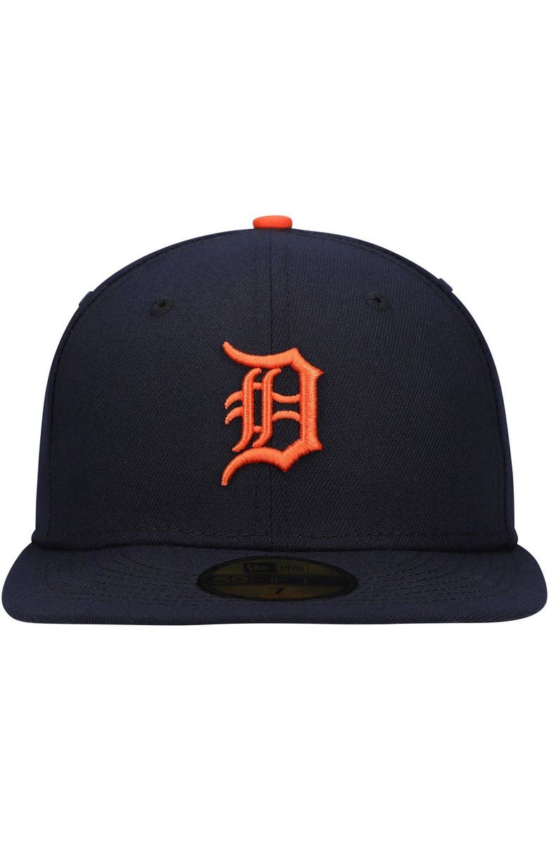 New Era Men's New Era Navy Detroit Tigers Authentic Collection On-Field Road 59FIFTY Fitted Hat, Alternate, color, Navy