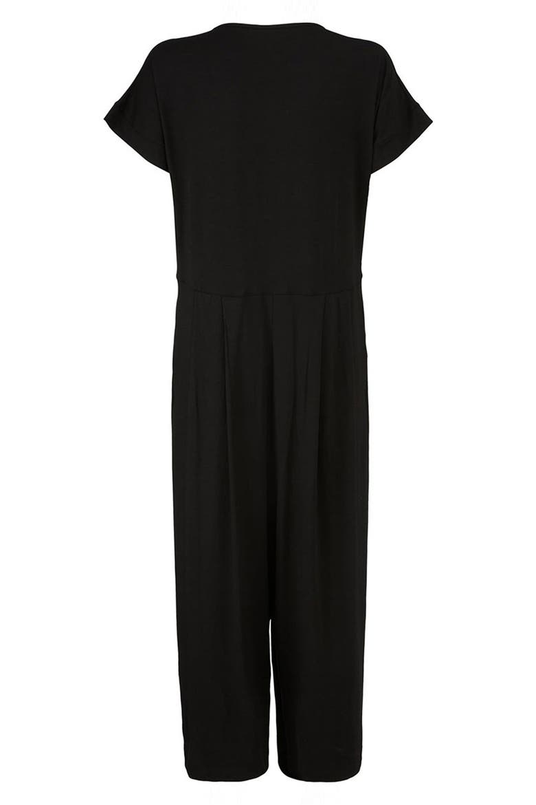 Netta Jersey Jumpsuit, Alternate, color, BLACK
