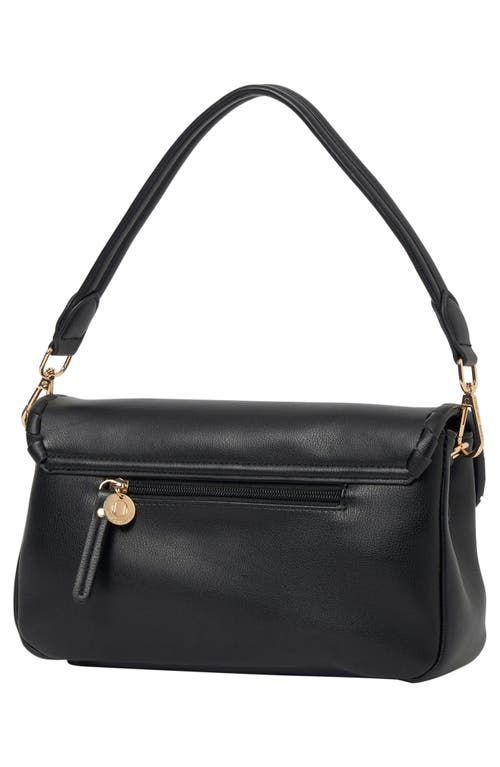Urban Originals Misty Vegan Leather Shoulder Bag In Black