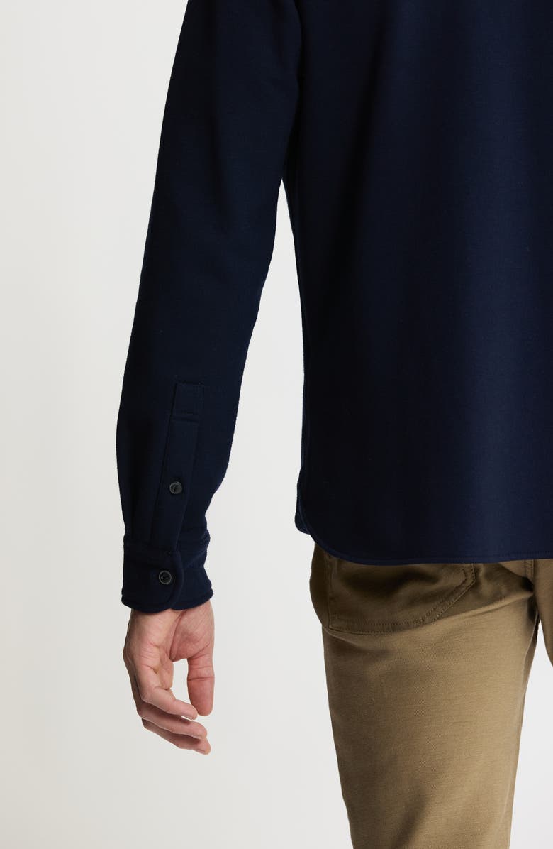 JACHS Knit Shirt Jacket, Alternate, color, Navy