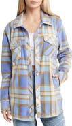 Thread & Supply Plaid Polar Fleece Shacket