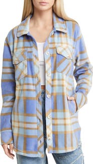 Thread & Supply Plaid Polar Fleece Shacket