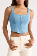 L'AGENCE Saga Square Neck Tank