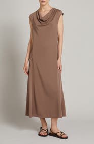 MM by Max Mara Vetusta Cowl Neck Sleeveless Dress