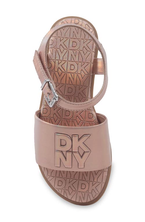 Dkny Little And Big Girls Val Alexandria Sandal In Taupe