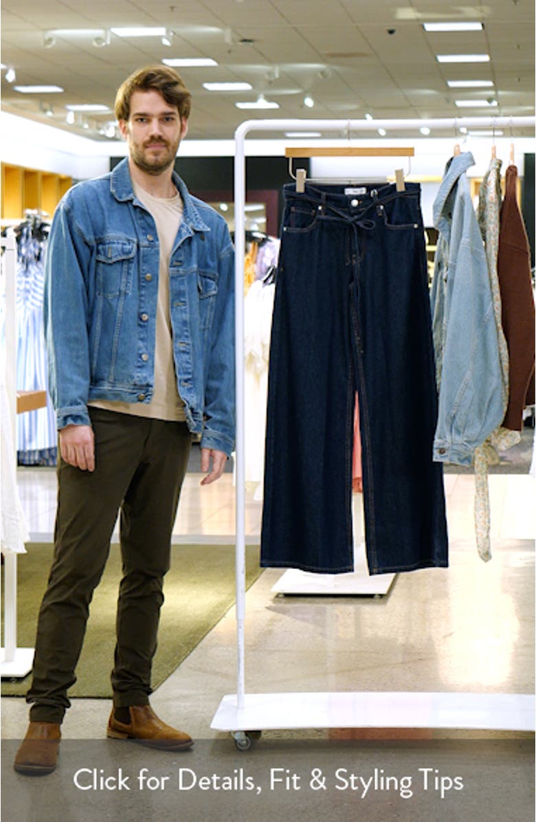 Olivia Belted Wide Leg Jeans, sales video thumbnail