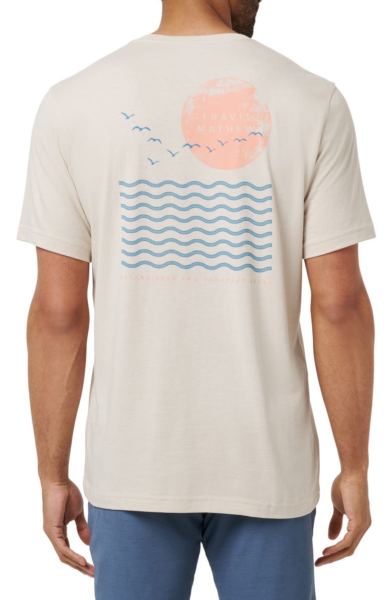TravisMathew True Tempest Graphic T-Shirt, Alternate, color, Italian Sand