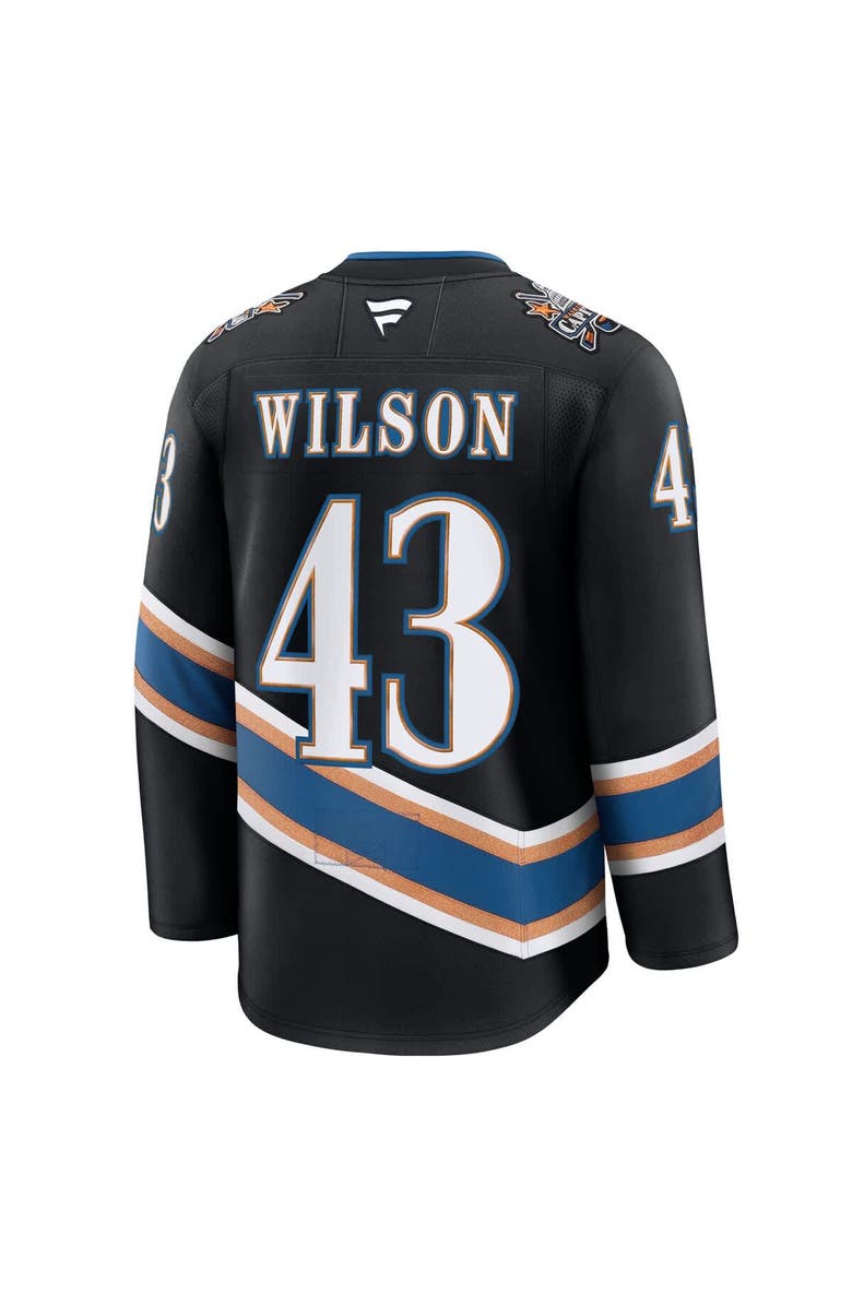 FANATICS Men's Fanatics Tom Wilson Black Washington Capitals Alternate 50th Anniversary Premium Jersey, Alternate, color,