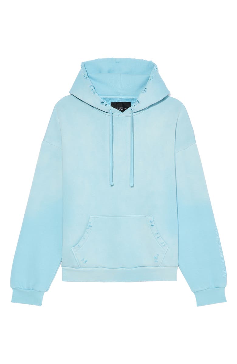 Cult of Individuality Core Distressed French Terry Pullover Hoodie, Alternate, color, 