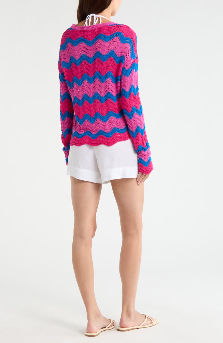 Beach Riot Beach Cover-Up Sweater, Alternate, color, 