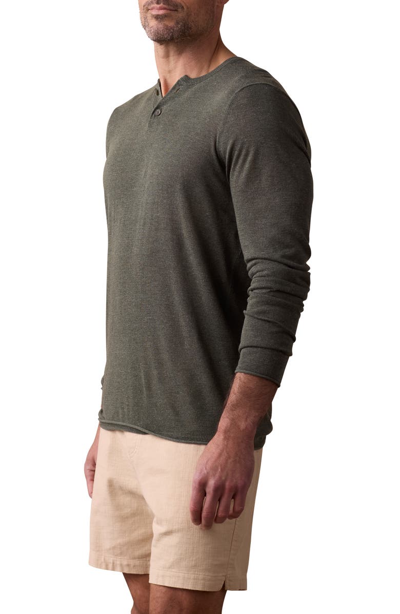 The Normal Brand Summer Henley Sweater, Alternate, color,