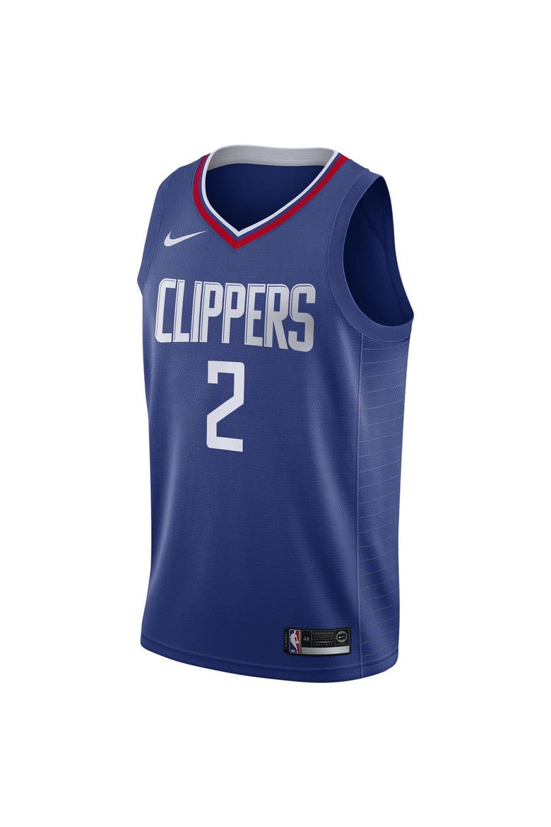 Men's Nike Kawhi Leonard Blue LA Clippers 2019/20 Swingman Jersey - Icon Edition, Alternate, color, Blue