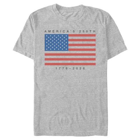 Men's Lost Gods America 250th Anniversary Flag  Graphic T-Shirt