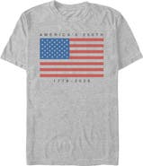 Lost Gods Men's Lost Gods America 250th Anniversary Flag Graphic T-Shirt