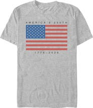 Lost Gods Men's Lost Gods America 250th Anniversary Flag Graphic T-Shirt