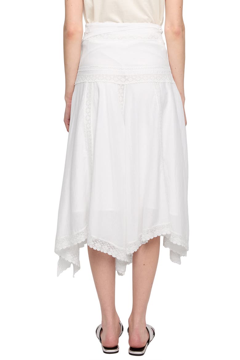 Jetro Lace Midi Skirt, Alternate, color, JUDO