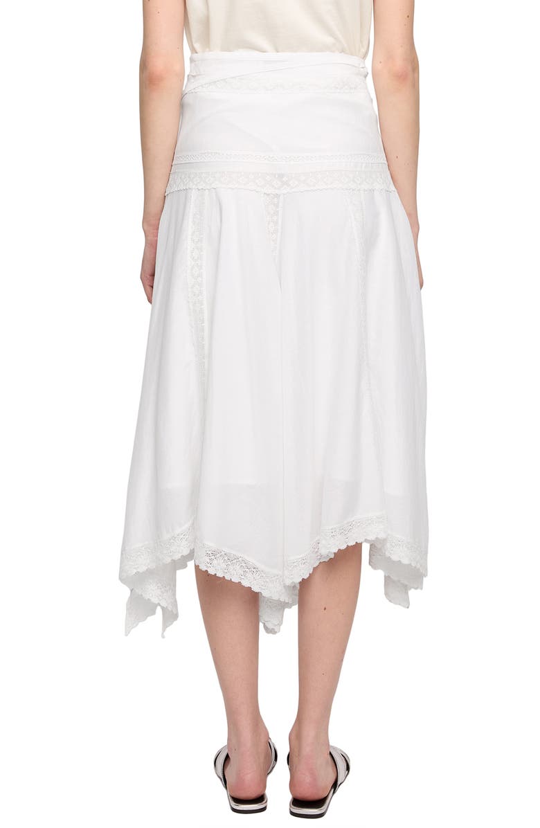 Zadig & Voltaire Jetro Lace Midi Skirt, Alternate, color, Judo