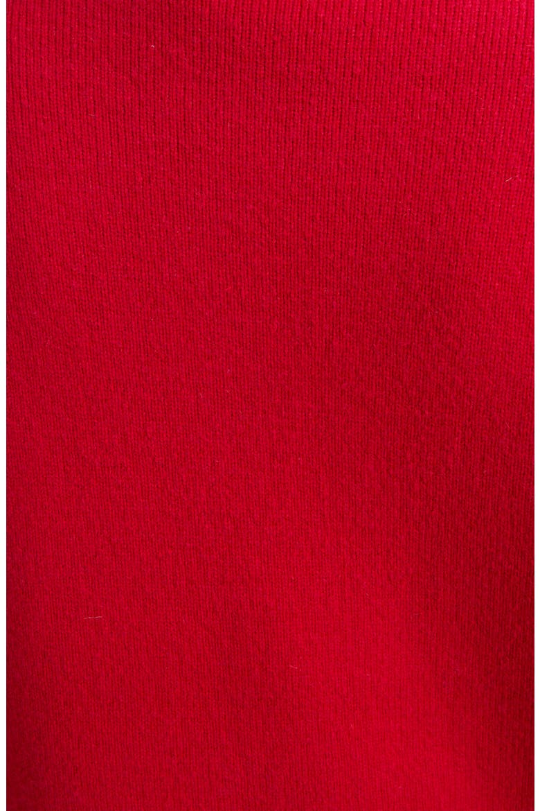 Men's Lewin Quarter Zip Wool Blend Sweater, Alternate, color, RED
