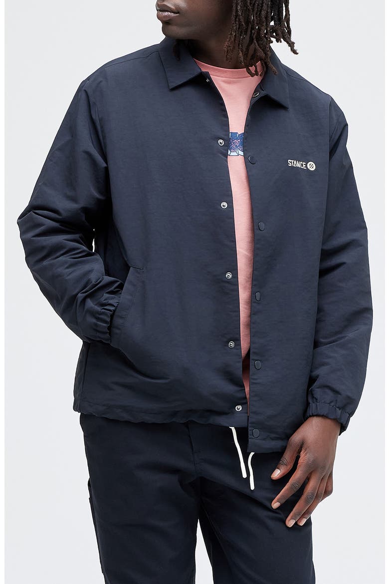 Coaches Jacket, Main, color, BLACK