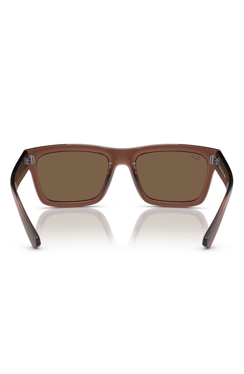 Ray-Ban Warren 54mm Rectangular Sunglasses, Alternate, color, Transparent