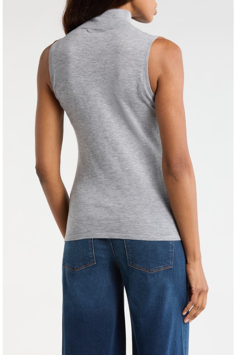 Sleeveless Turtleneck, Alternate, color, ASHEN