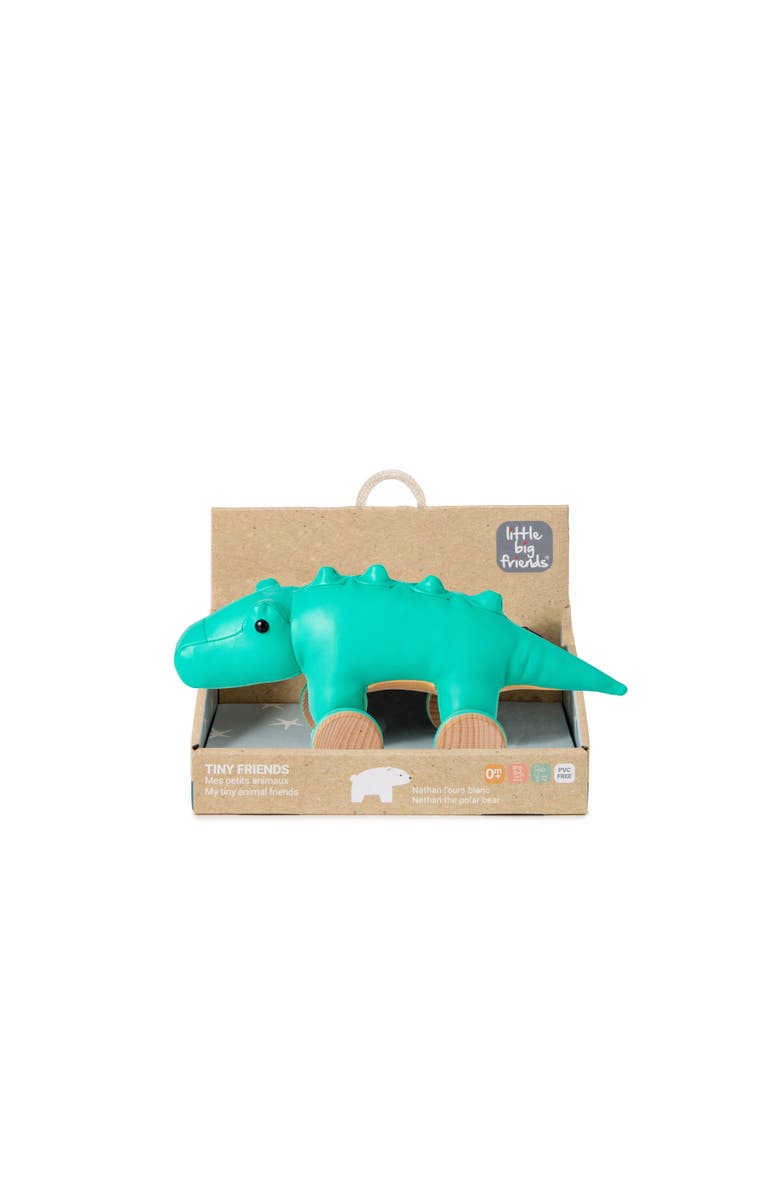 Little Big Friends Pull Along Friends - Achille the Crocodile, Plush Toy, Alternate, color, Green