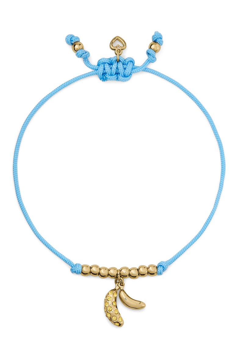 banana cord bracelet, Main, color, BLUE.