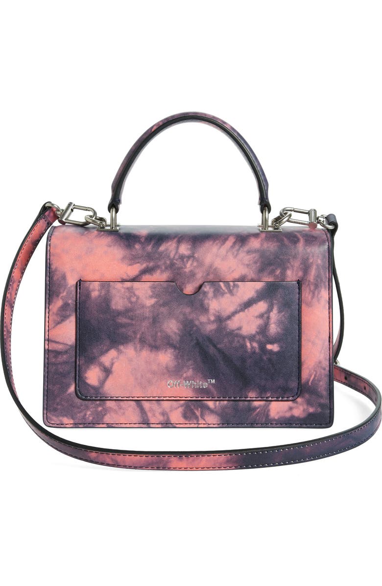 Off-White Jitney Logo Leather Handbag, Alternate, color,