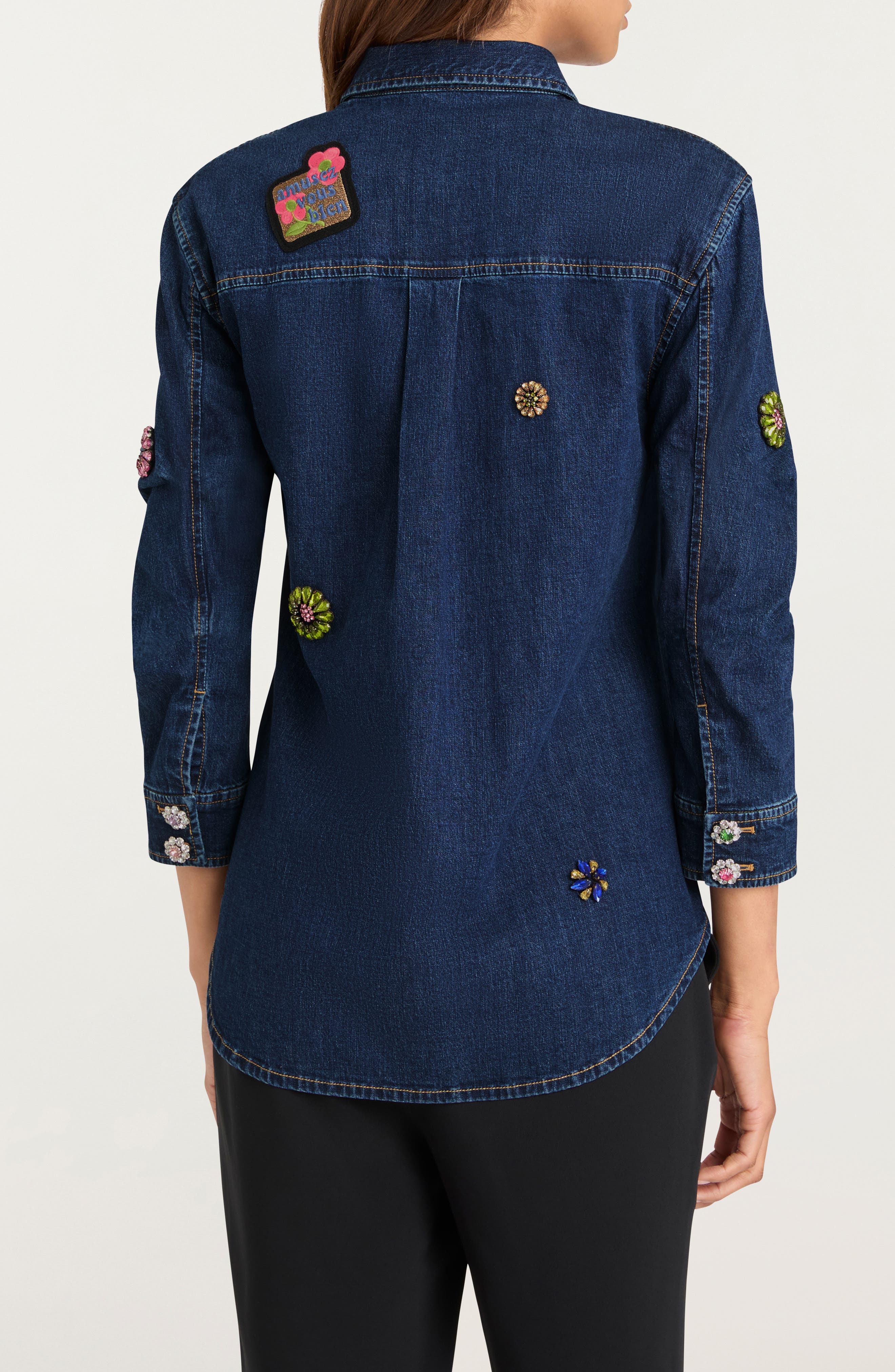 Retro Love Vera Stretch Denim Jacket - image 2
