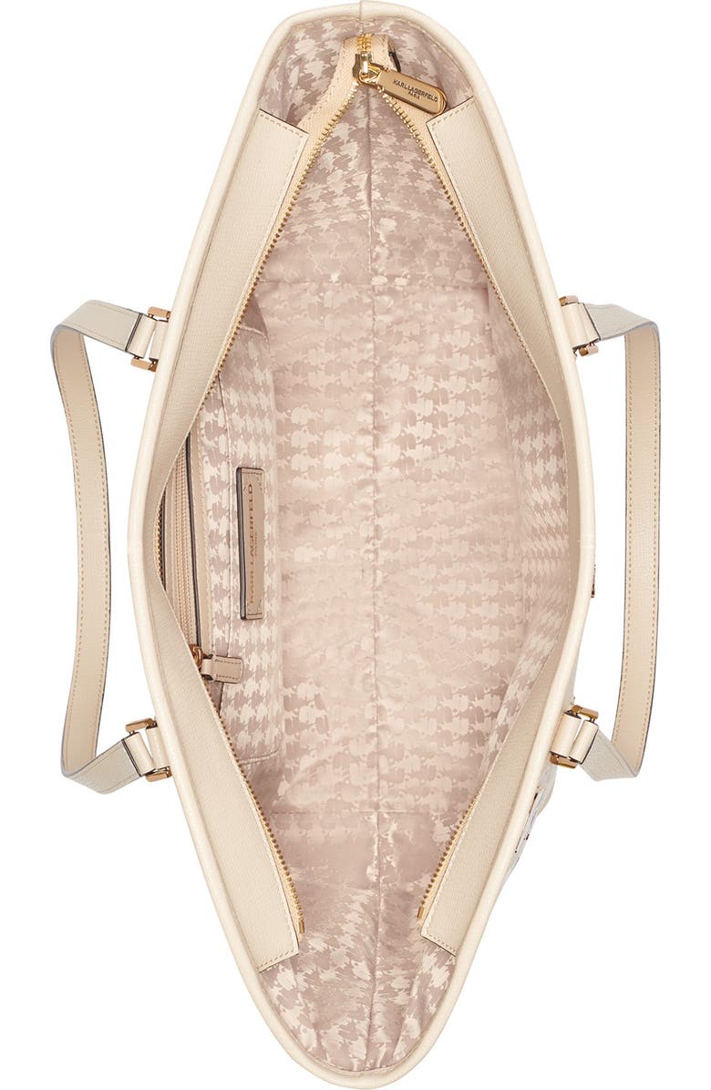 KARL LAGERFELD PARIS Adele Tote, Alternate, color, Neutral Multi (Brie)