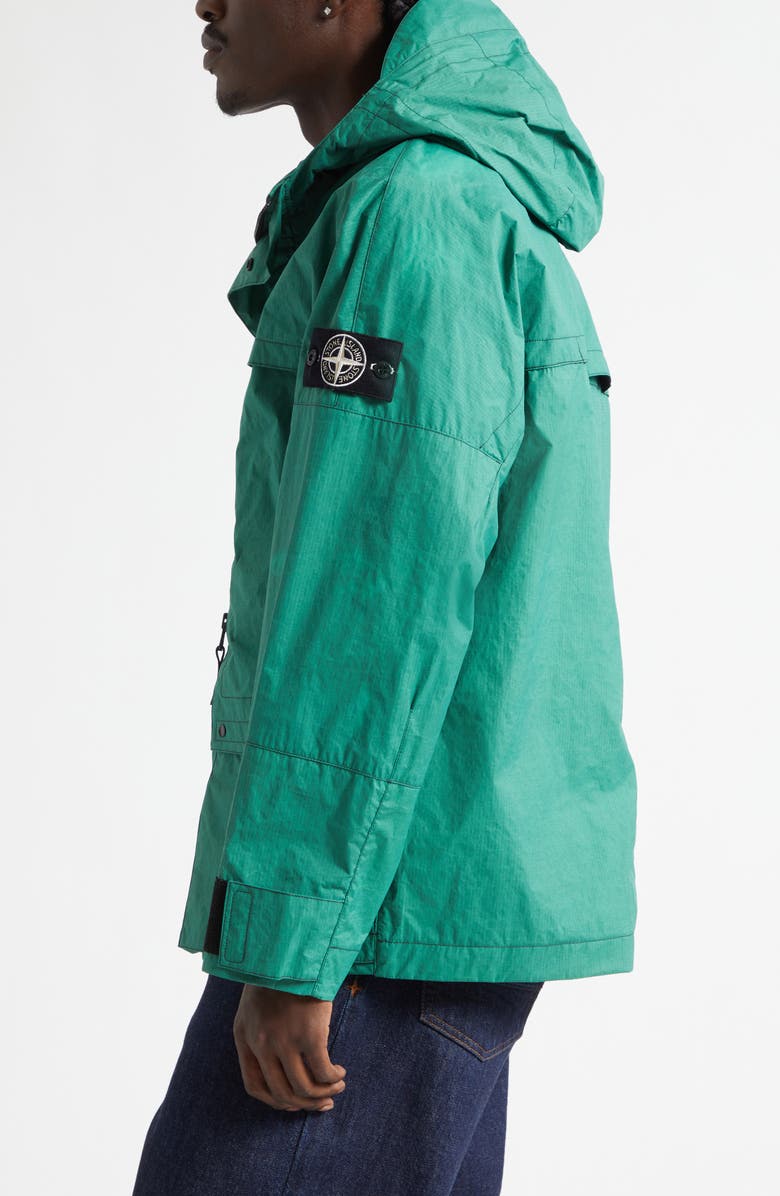Stone Island Short Hooded Parka, Alternate, color, Malachite