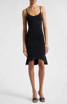 L'AGENCE Asa High-Low Cocktail Sweater Dress