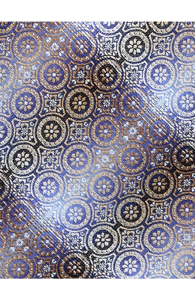 Synrgy by DXL Big & Tall Ombré Medallion Tie, Alternate, color, Tuape