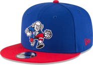 New Era Men's New Era Royal/Red Philadelphia 76ers 2-Tone 9FIFTY Adjustable Snapback Hat